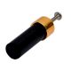 Black Golden Cylinder Glass Cabinet knobs